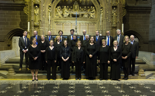 Singers in Liverpool Cathedral